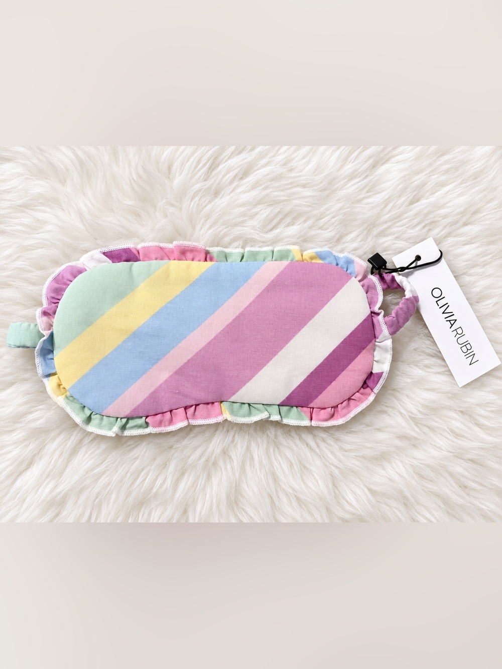 Olivia Rubin Jenny Eye Mask – Sorbet Stripe